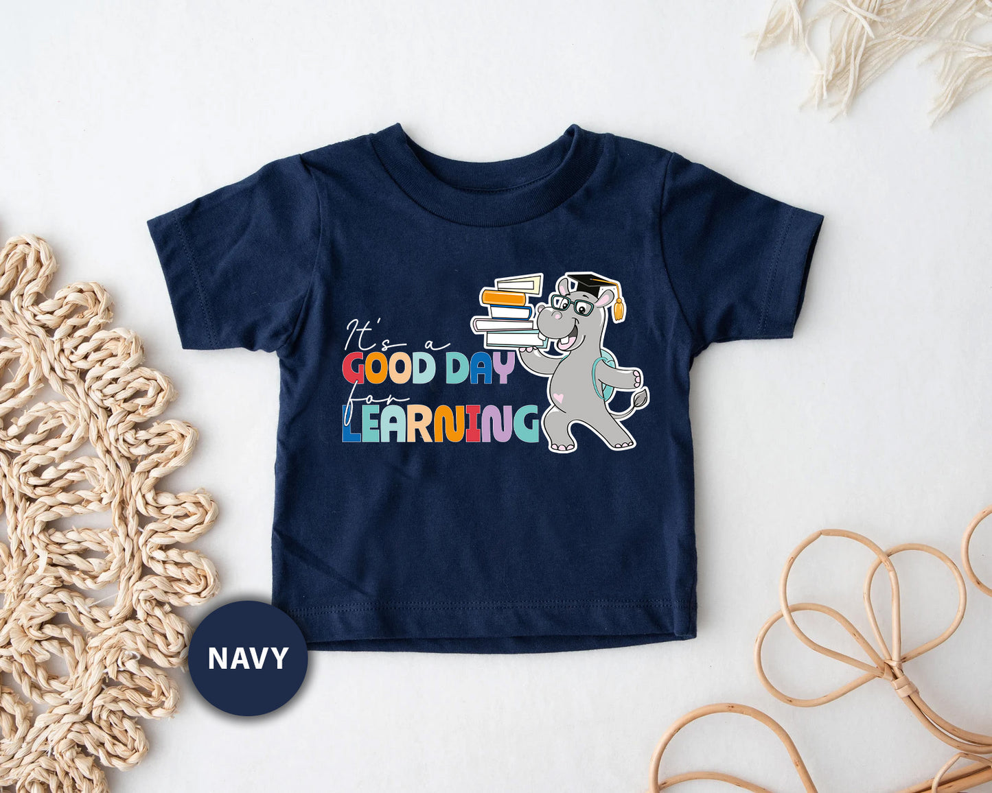 a toddler t - shirt that says good day farming with a dog holding a