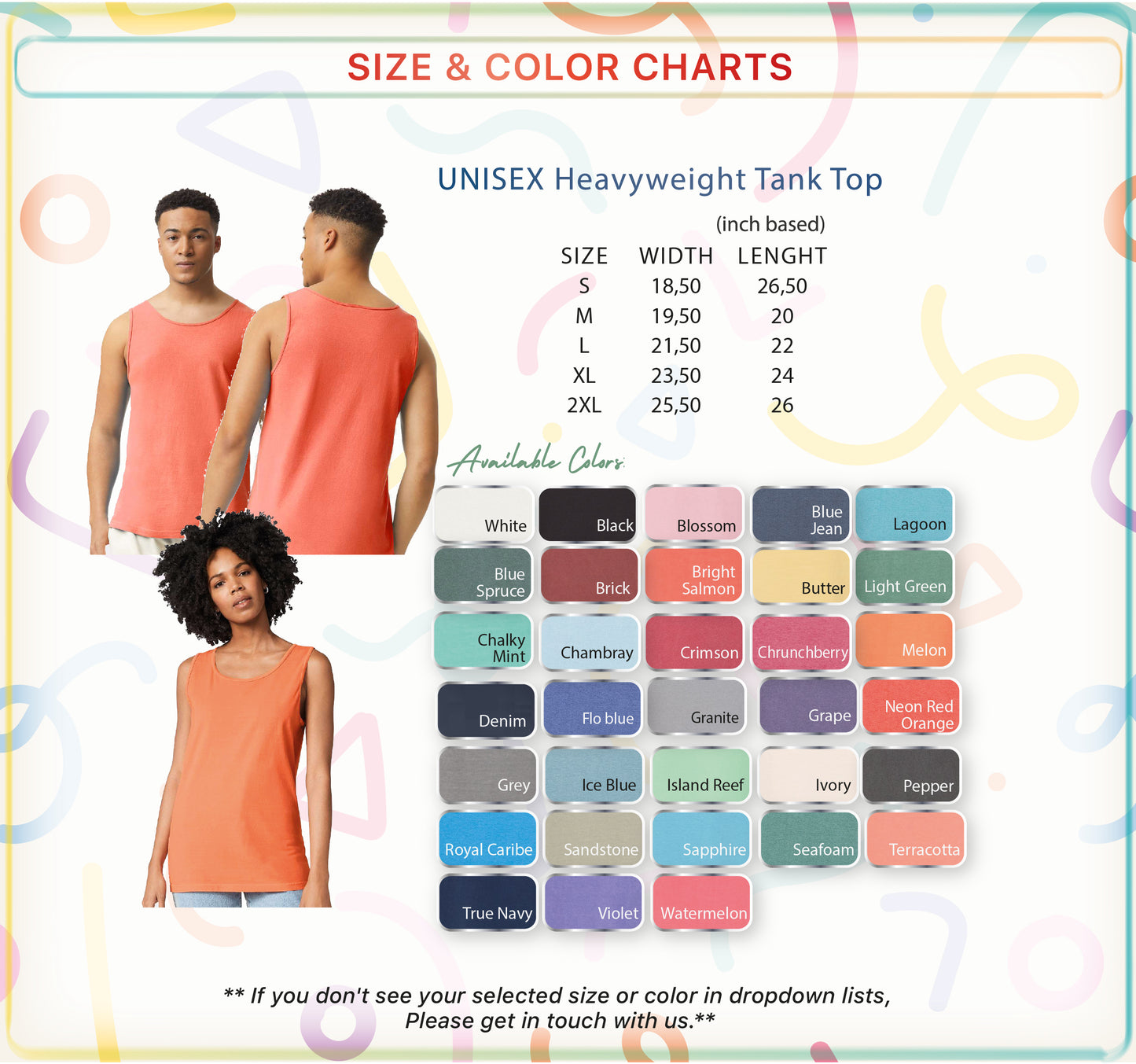 a man and a woman wearing tank tops