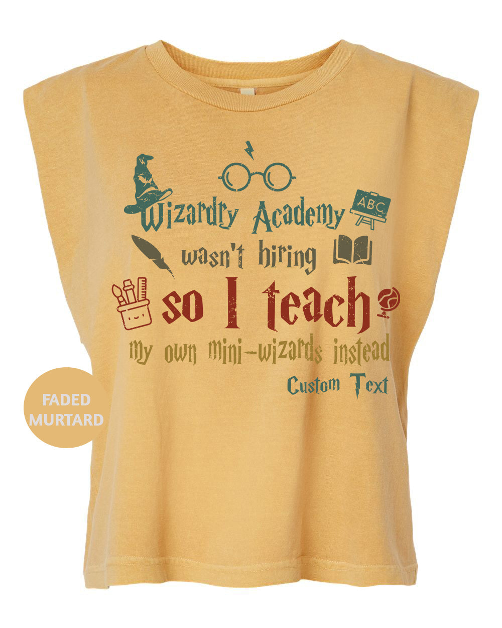 a women's yellow t - shirt with harry's words on it