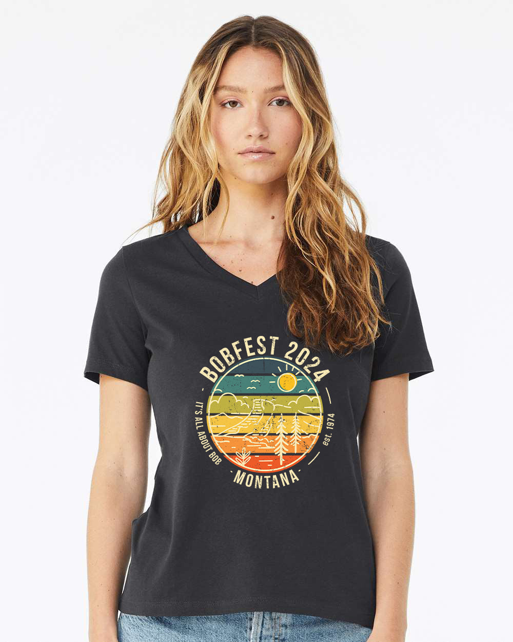 Montana family vacation t-shirt for a 50th birthday celebration - Birthday Gift - V-neck and Women's t-shirt option available - DTF Printed