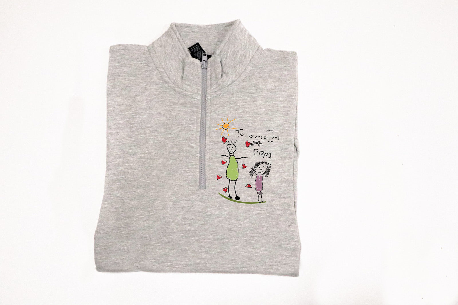 a white shirt with a cartoon of a woman and a cat on it