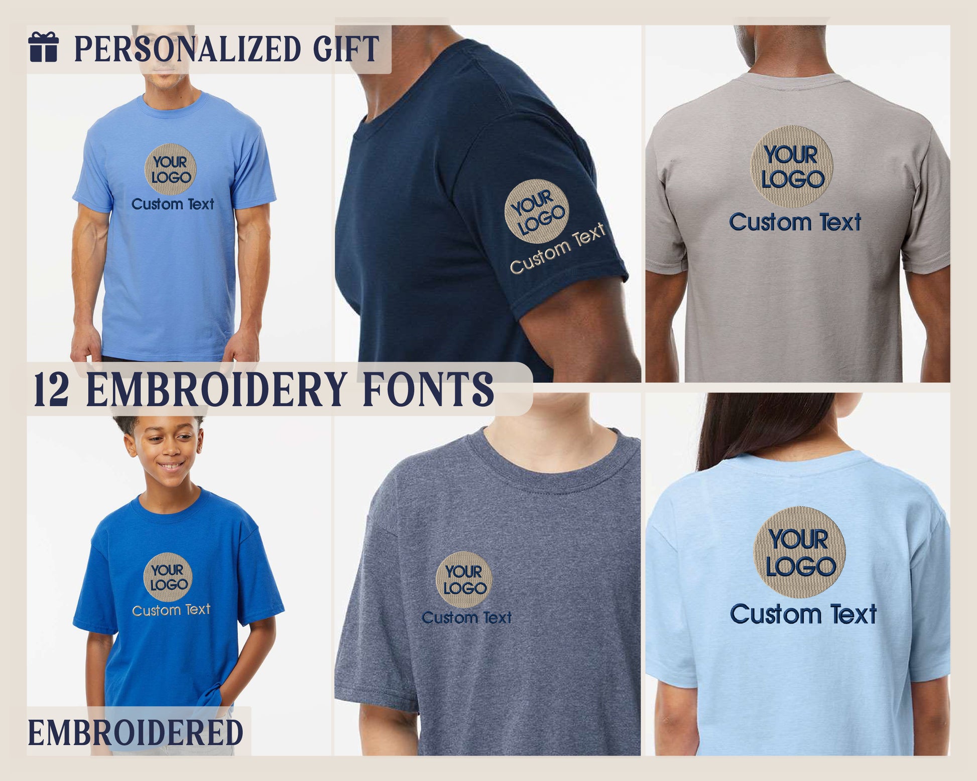 a group of men and women wearing matching t - shirts