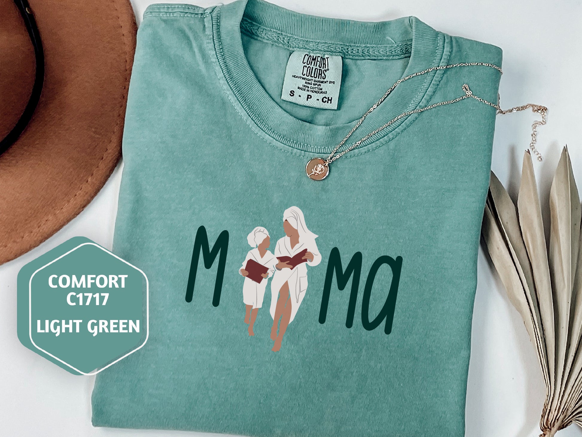 a t - shirt with a picture of two women on it