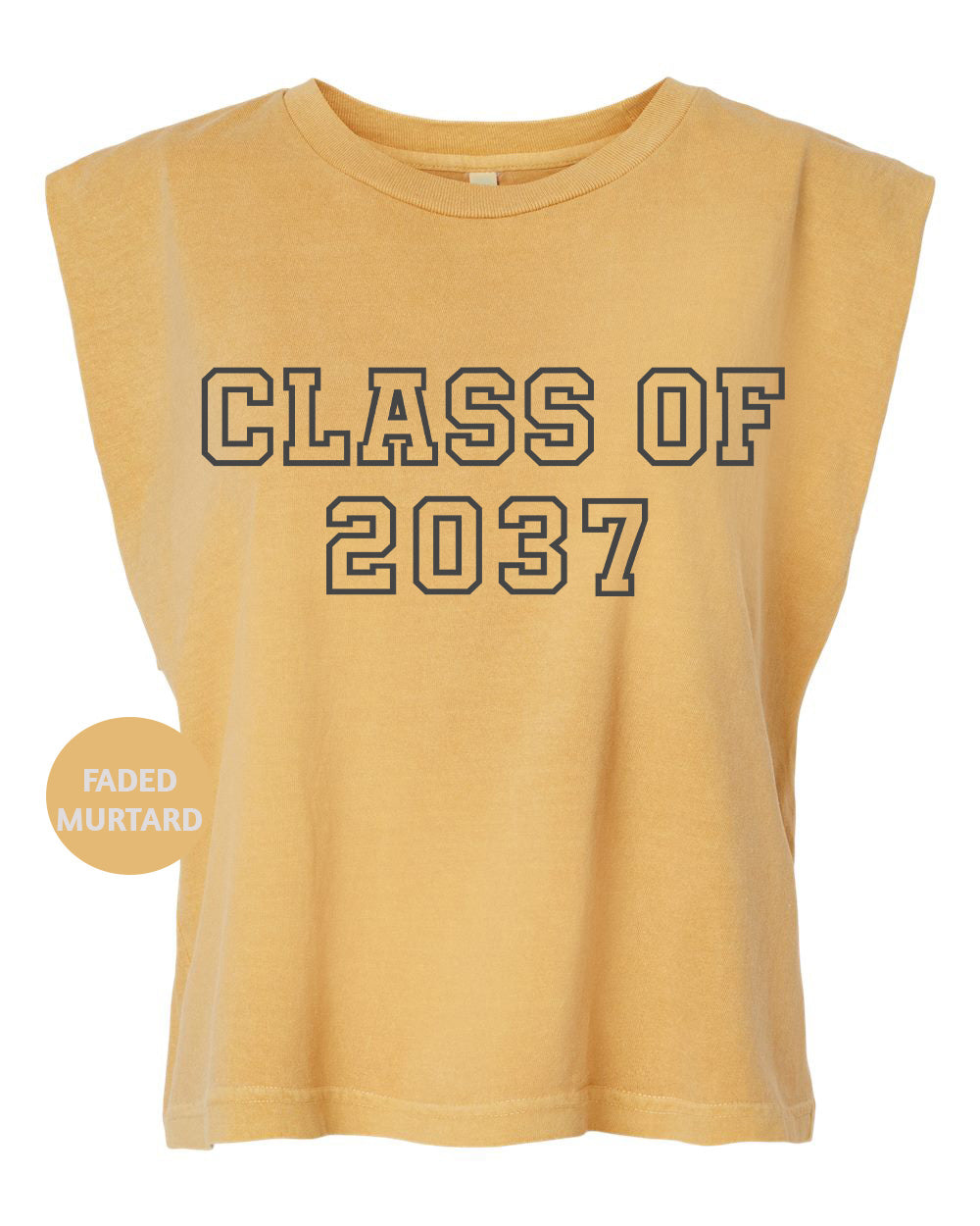 a yellow shirt with the class of 2013 printed on it