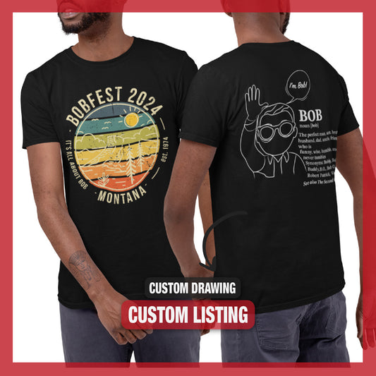 Montana family vacation t-shirt for a 50th birthday celebration - Birthday Gift - V-neck and Women's t-shirt option available - DTF Printed