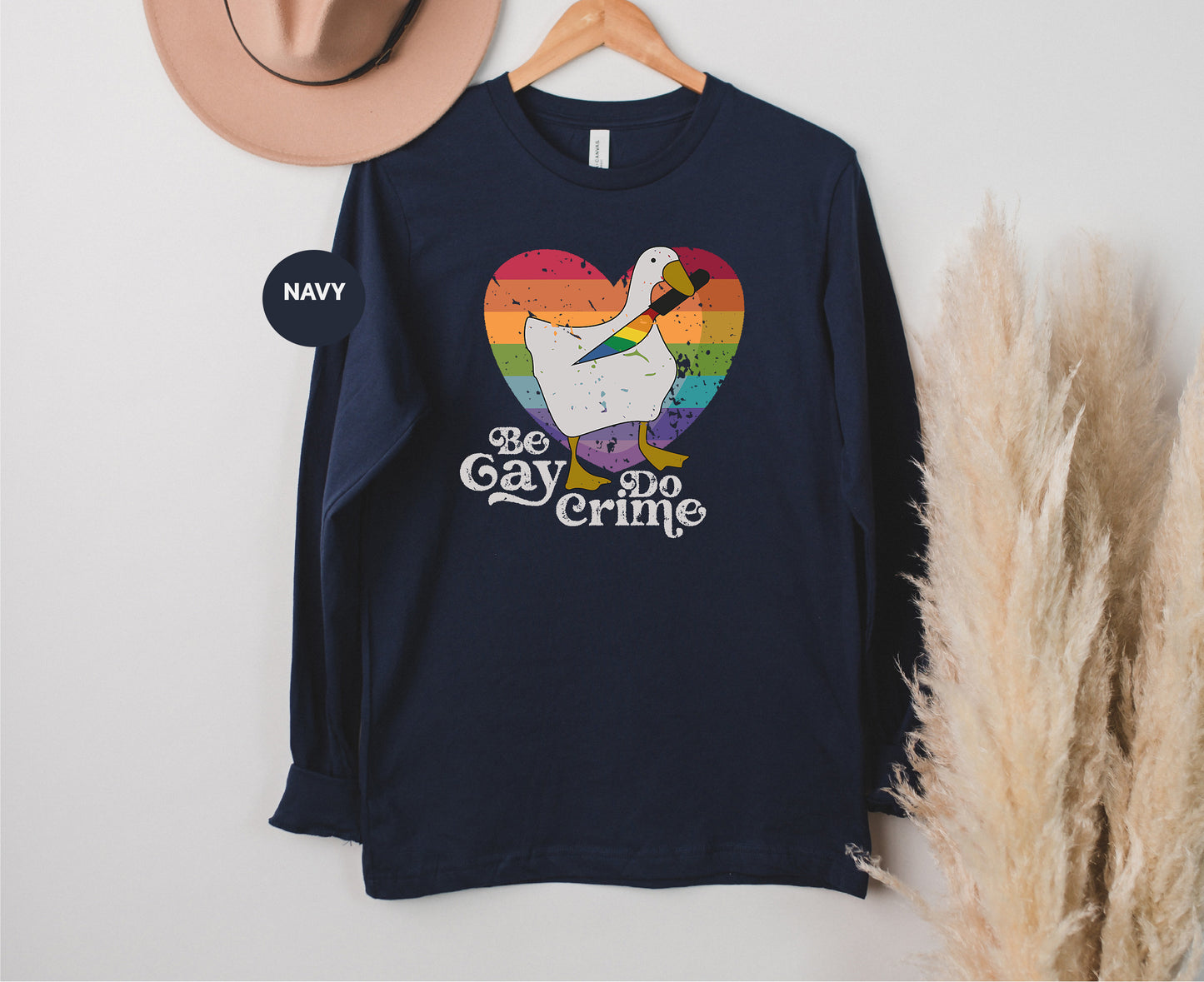 a t - shirt with a picture of a goose on it