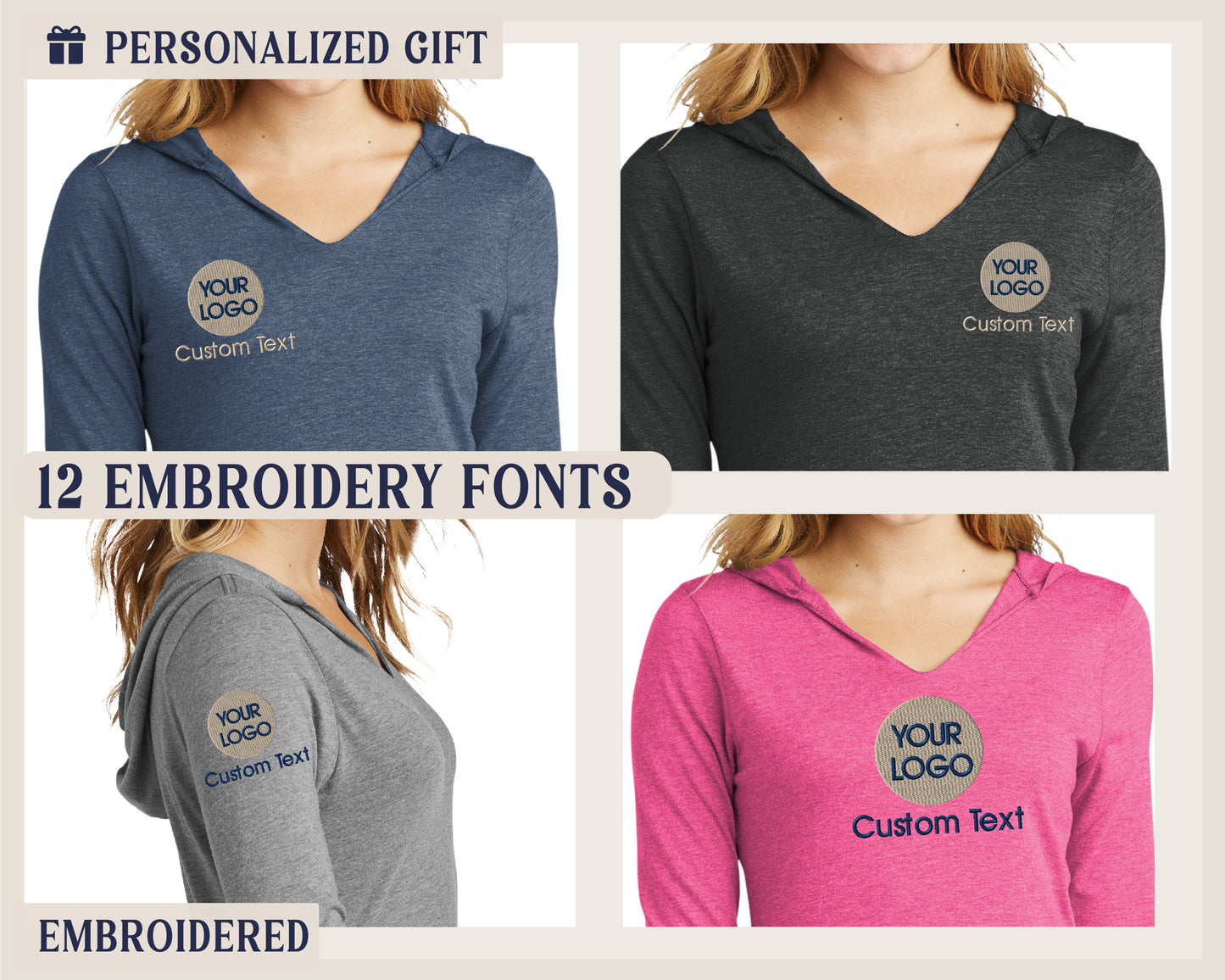 a group of women's long sleeved shirts