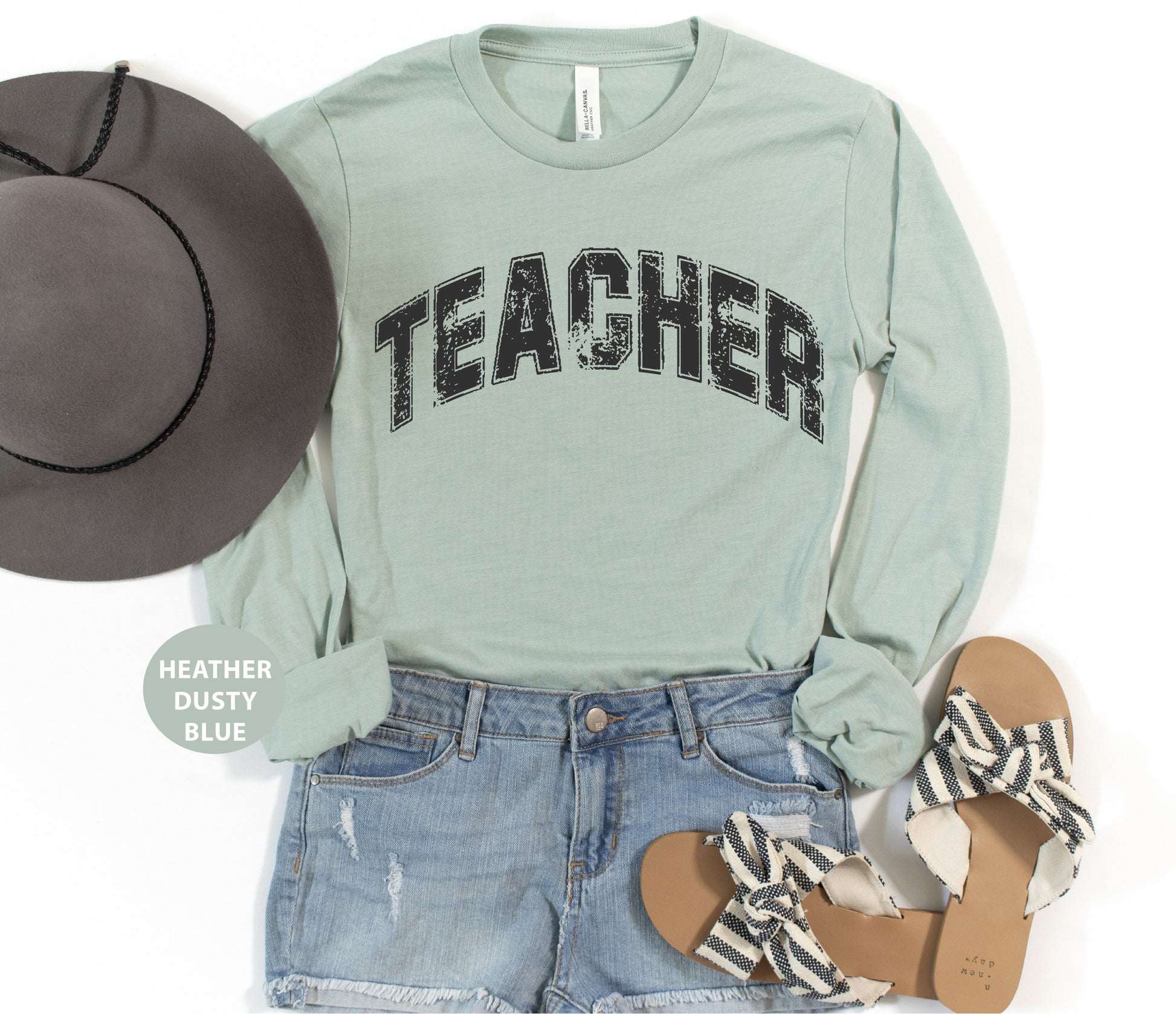 a pair of shorts, a hat, and a t - shirt with the word