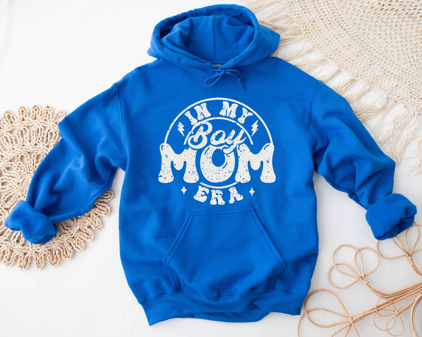 a blue hoodie that says i'm my best mom ever