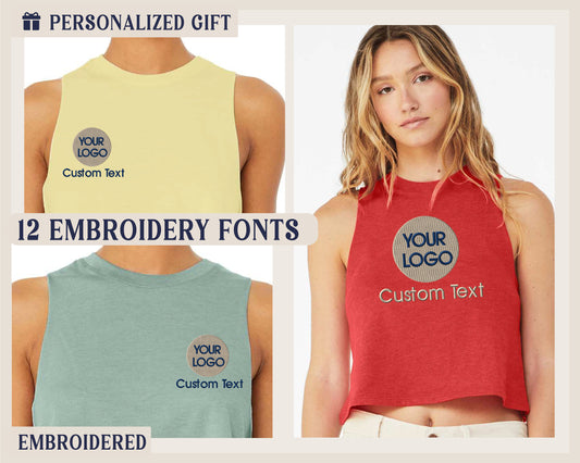 a woman wearing a crop top and a crop top