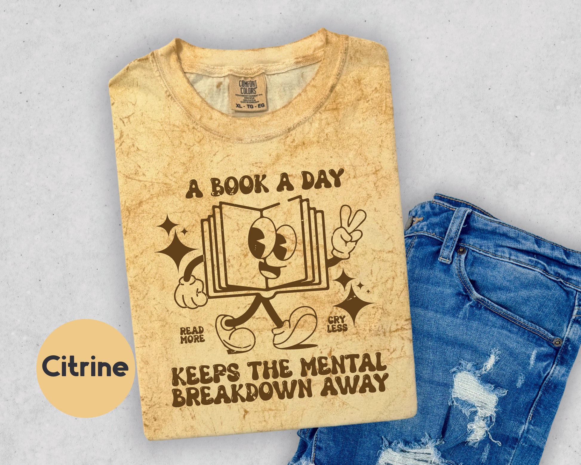 a book a day keeps the mental breakdown away