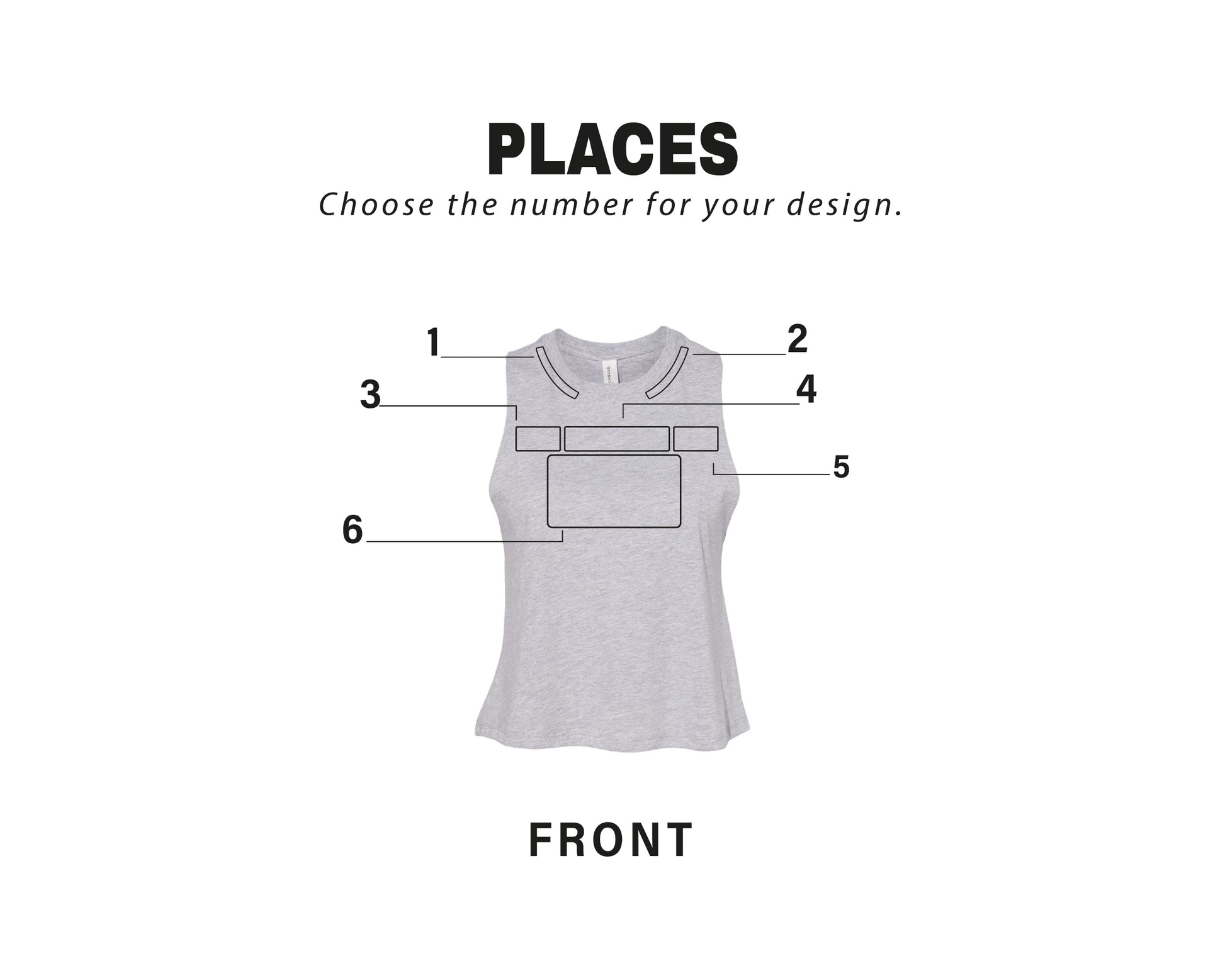 a diagram of a women's tank top with measurements