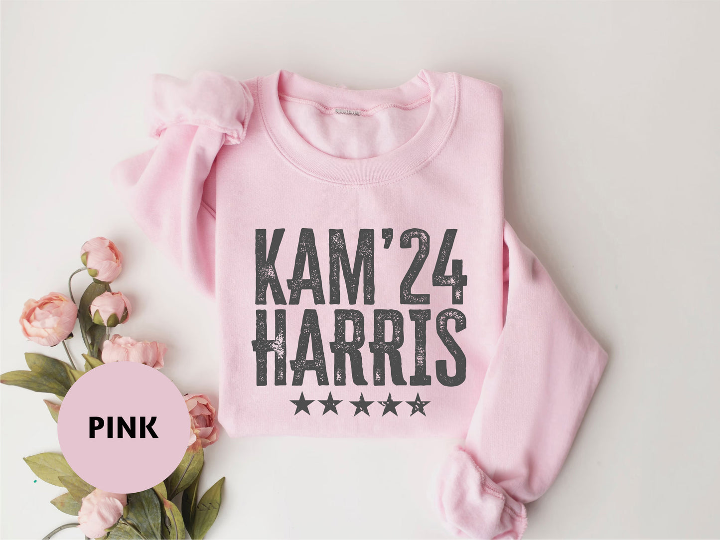 a pink sweatshirt with the words pink on it