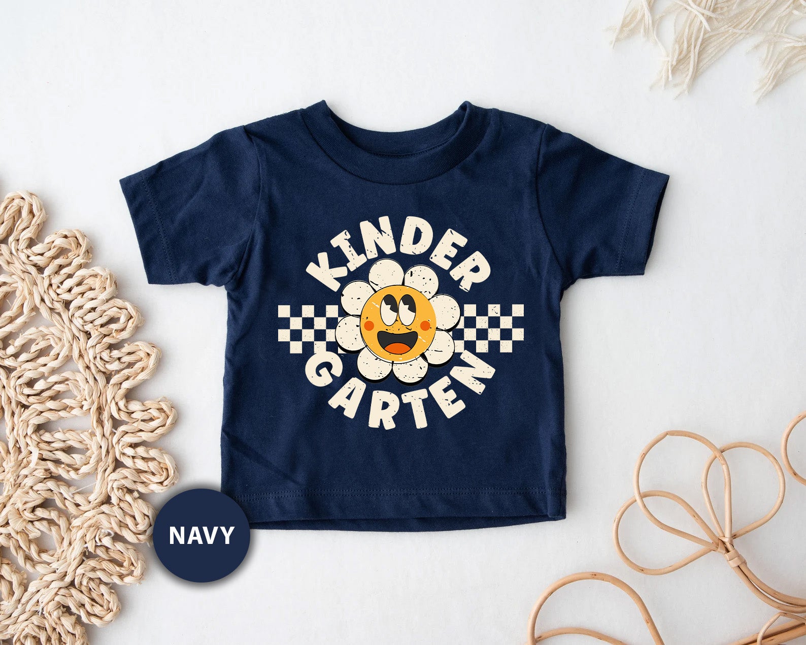 a toddler's navy blue t - shirt with an image of a cartoon