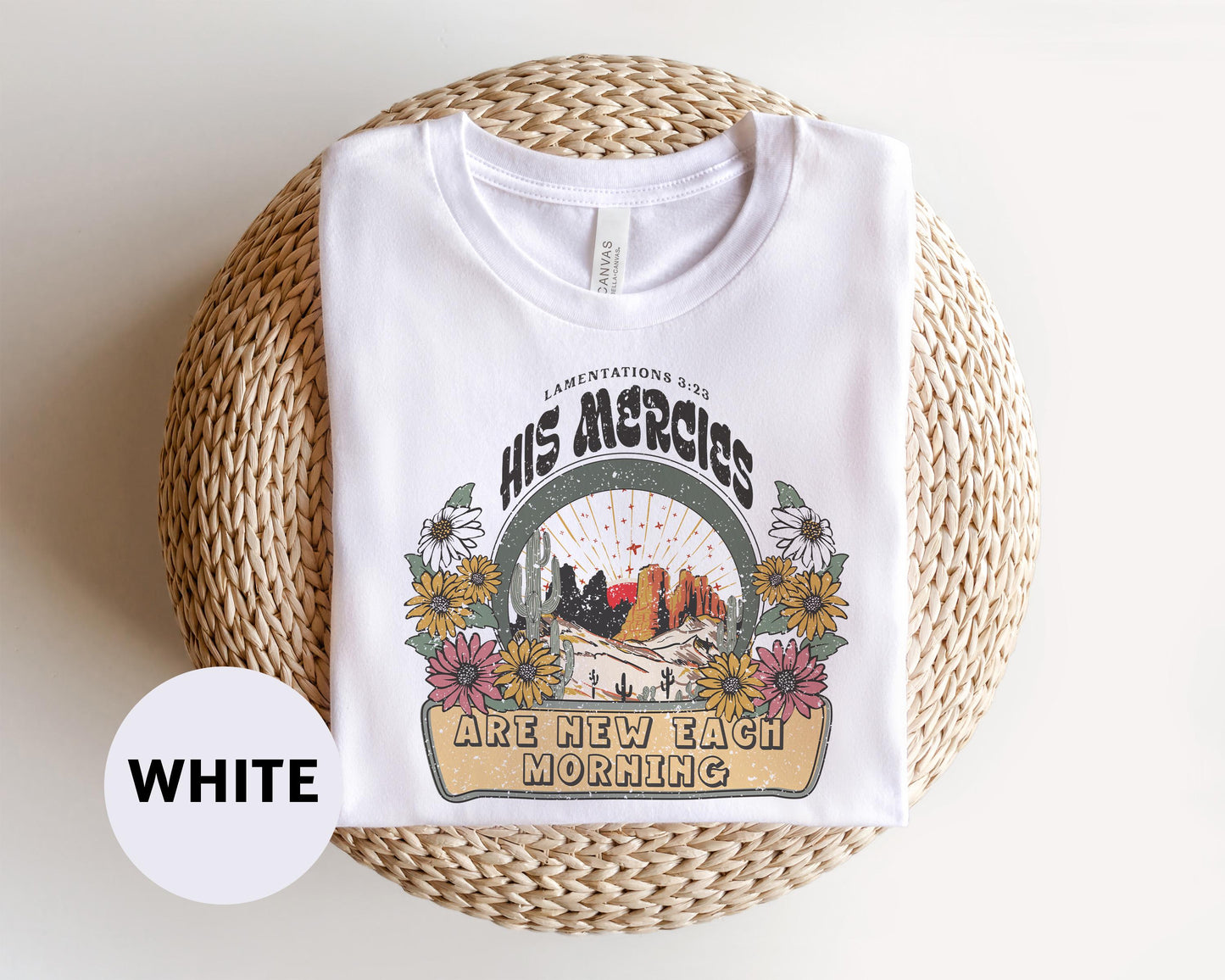 a white t - shirt with a picture of two chickens on it