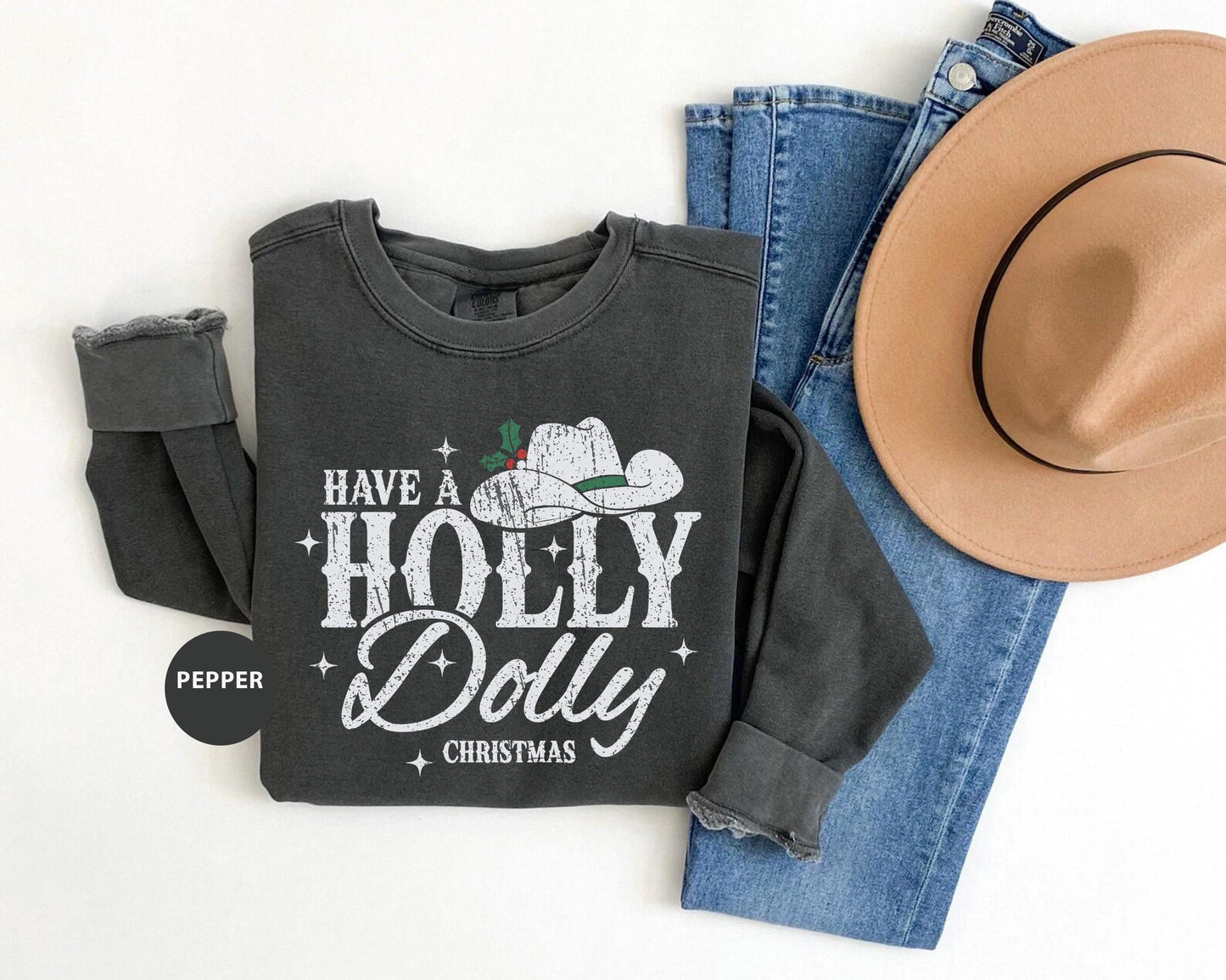 a pair of jeans, a hat, and a t - shirt