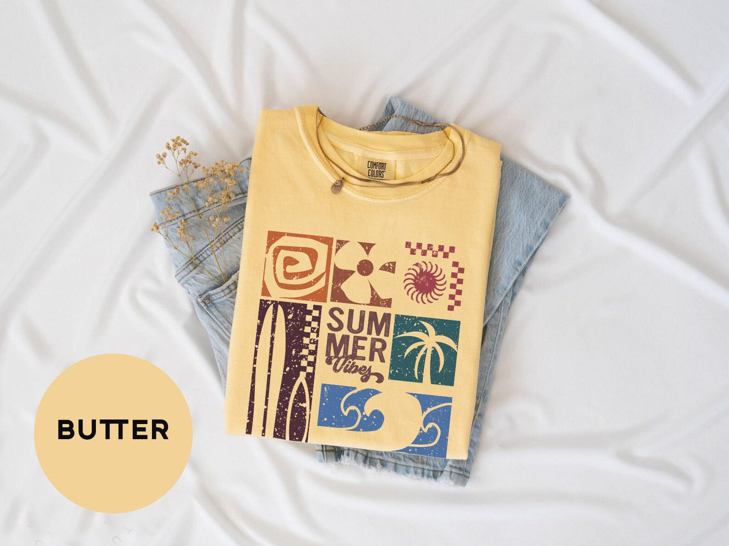 a t - shirt with the words butter on it
