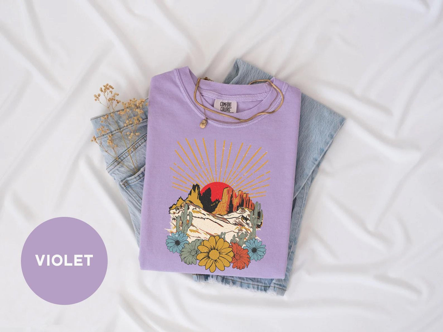 a purple shirt with a picture of a tiger on it