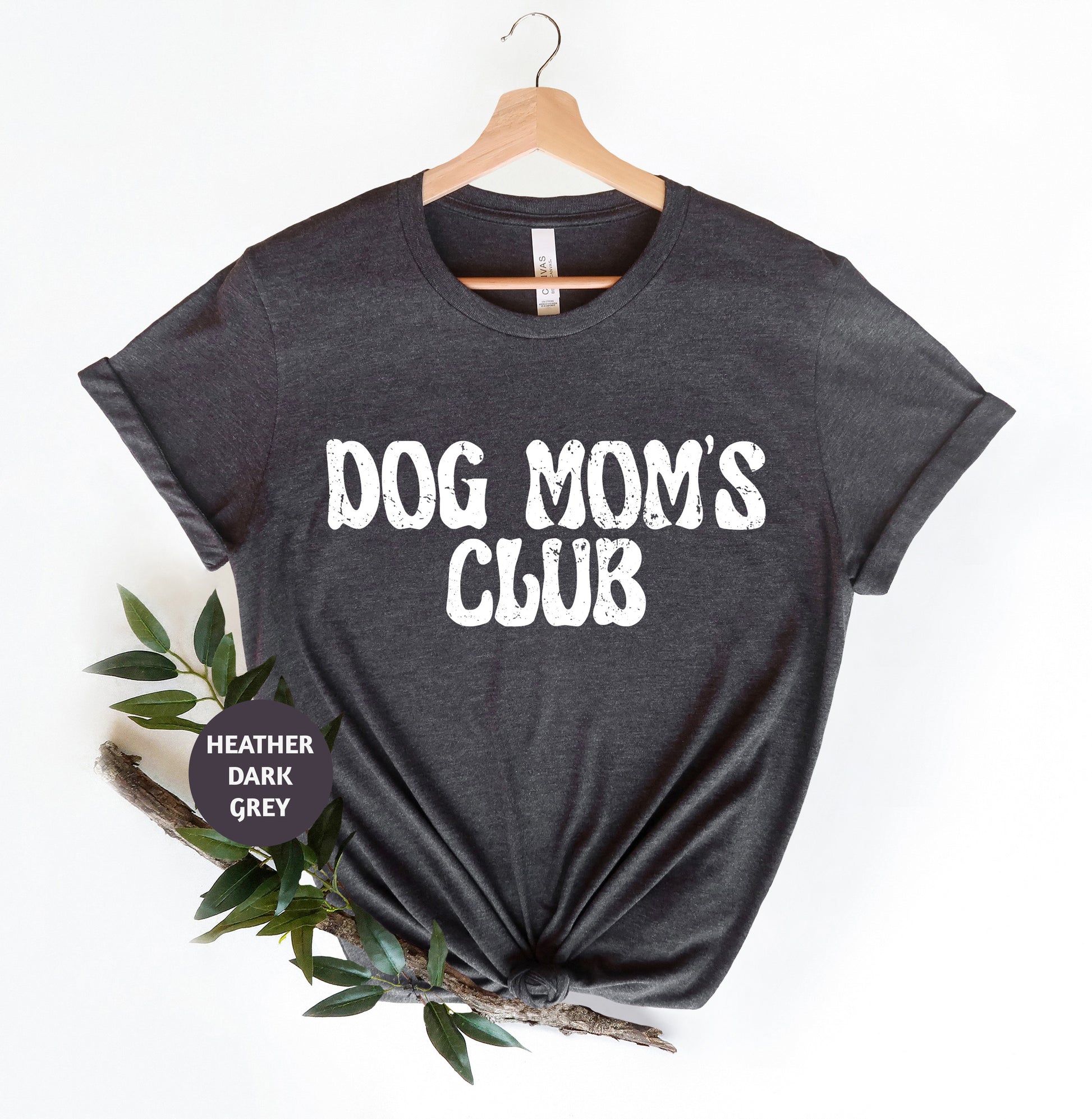 a t - shirt that says dog mom's club on it