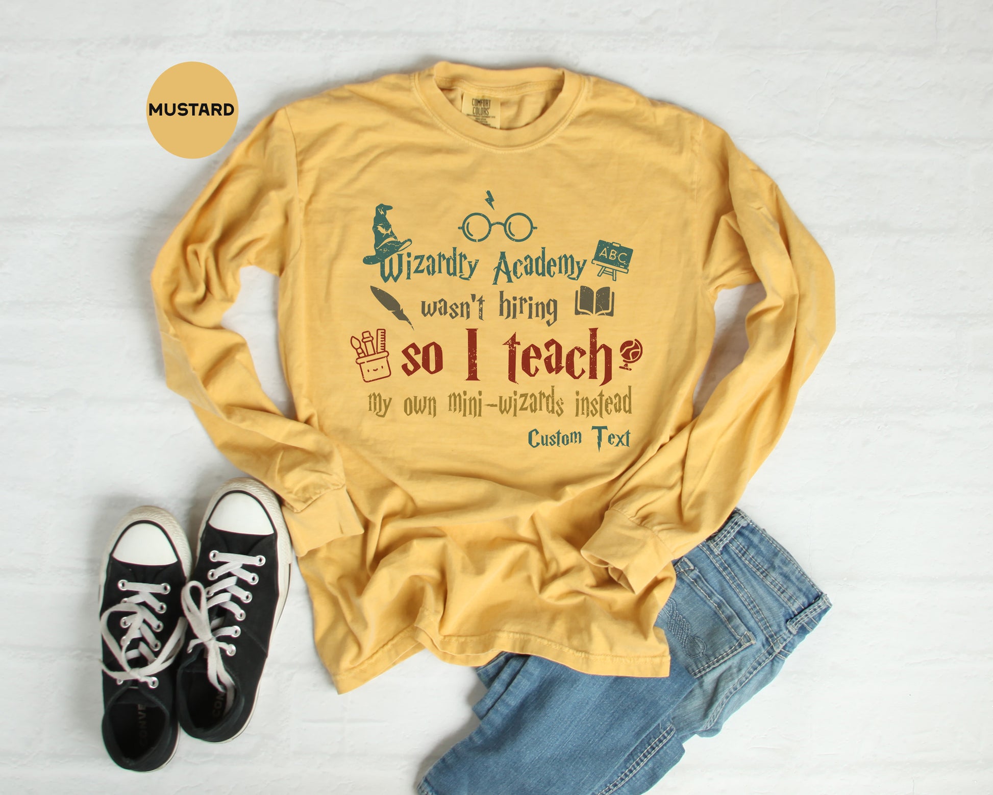 a t - shirt that says harry potter is so i teach