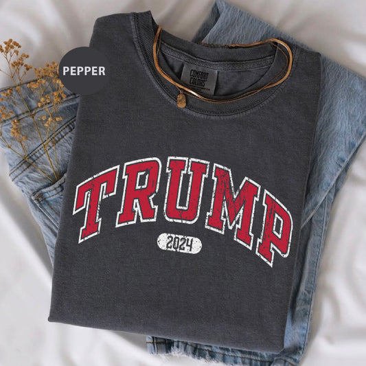 a t - shirt with the word trump printed on it