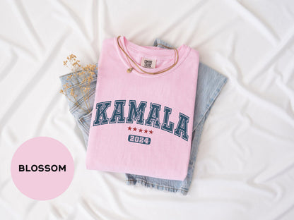 a pink shirt with the word kalamal written on it