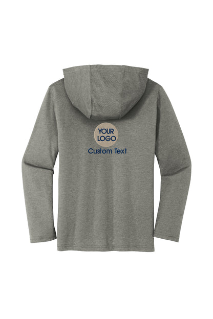 a gray sweatshirt with the words your logo on it