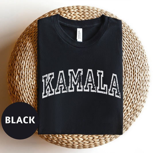 a black t - shirt with the word kalamala printed on it