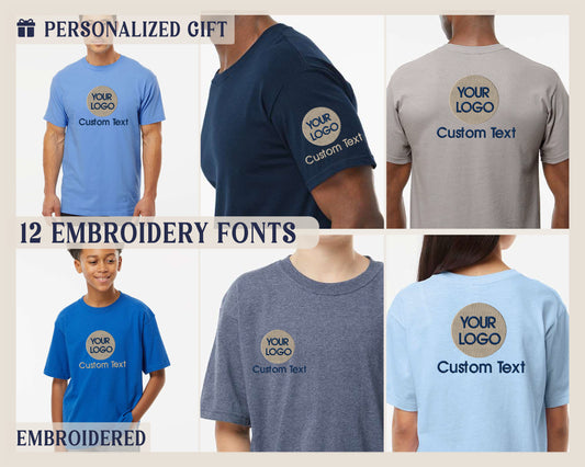 a group of men and women wearing matching t - shirts