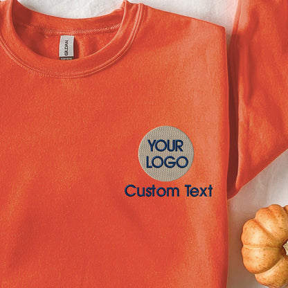 an orange t - shirt with a custom text on it