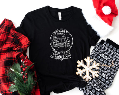 Winter Wonderland Snow Globe Shirt, Christmas Gift Idea, KingArtDesigner