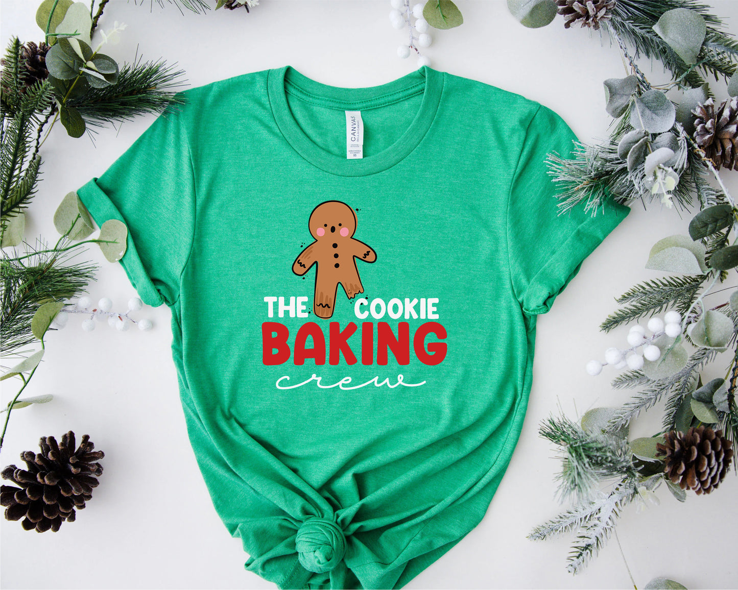 The Cookie Baking Crew Family Christmas Shirts Matching Set