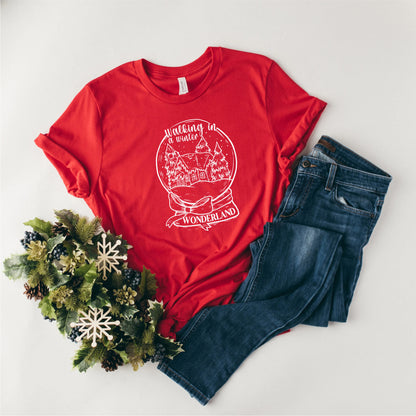 Winter Wonderland Snow Globe Shirt, Christmas Gift Idea, KingArtDesigner