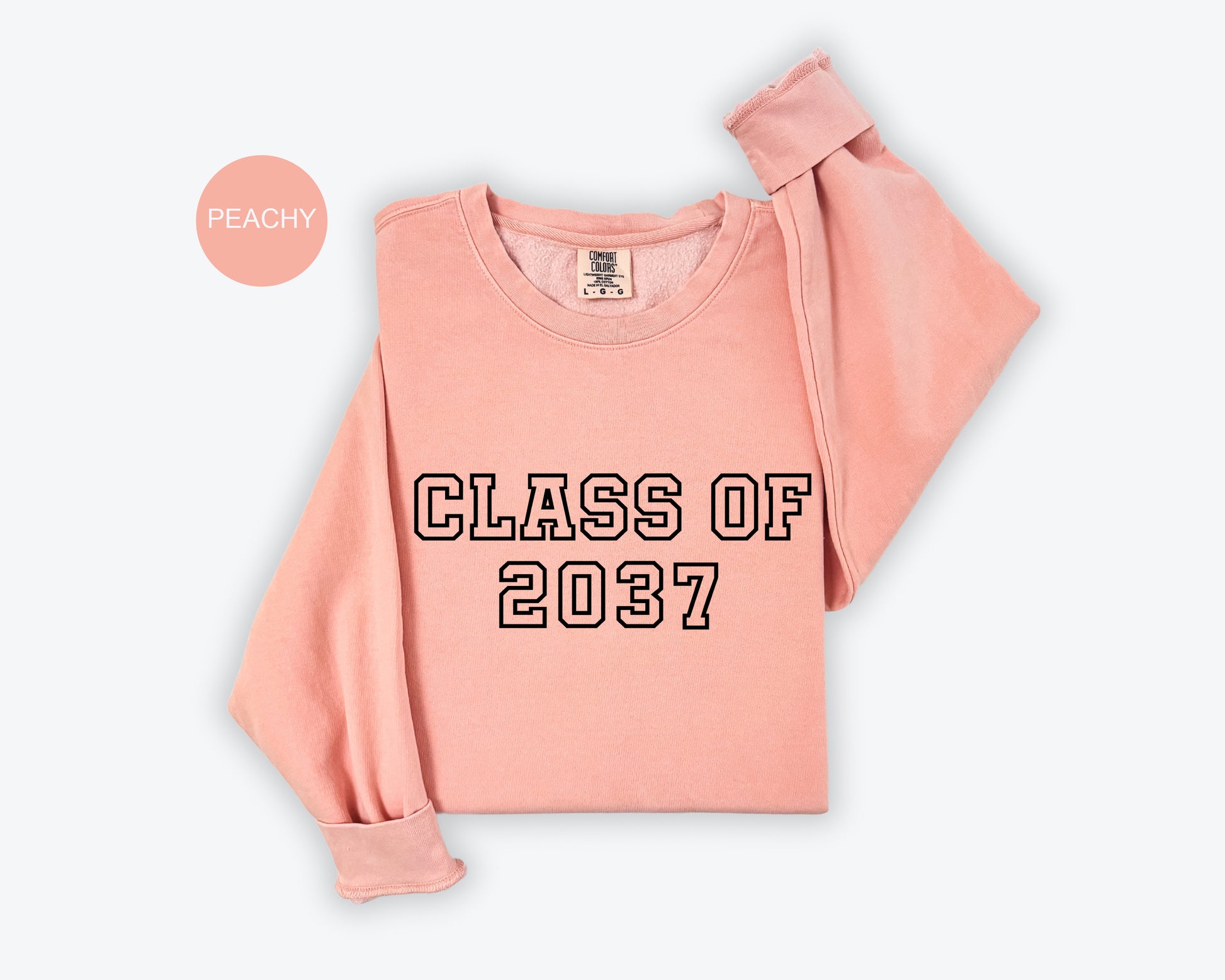 a pink shirt with the words class of 2021 printed on it