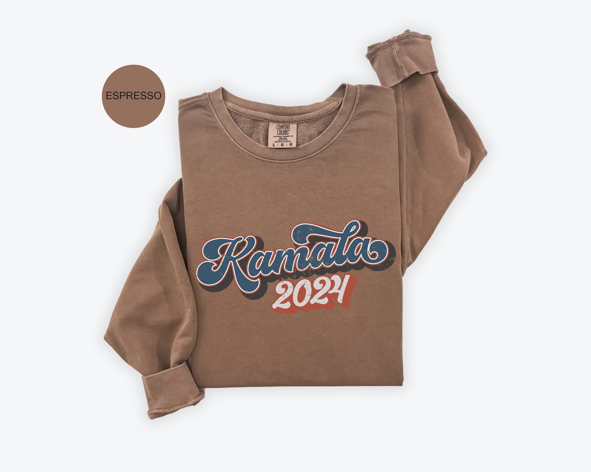 a brown sweatshirt with the words kansas on it