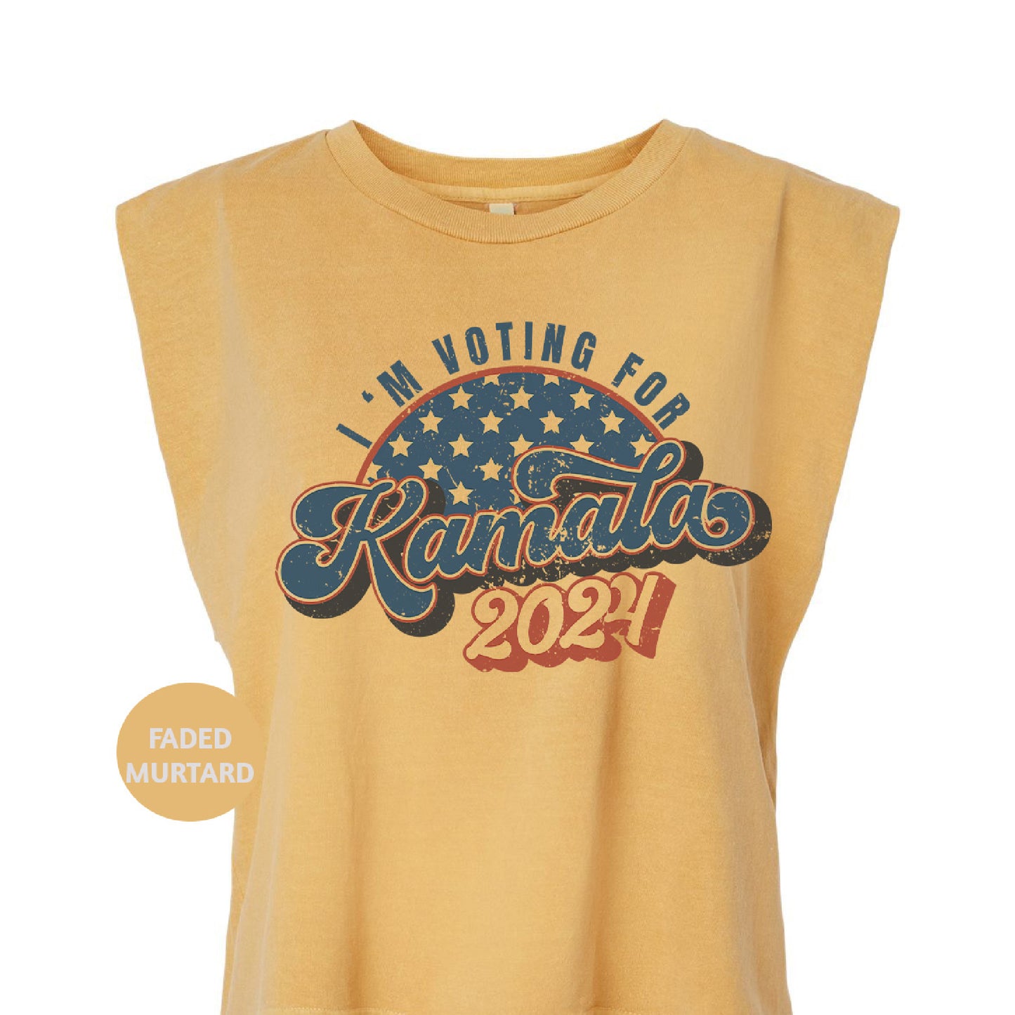 a women's tank top with the words i'm voting for kansas in