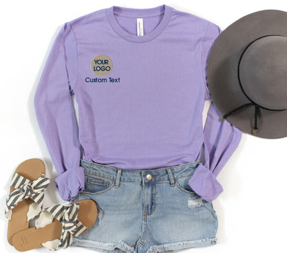 a purple shirt with a hat and a pair of shorts