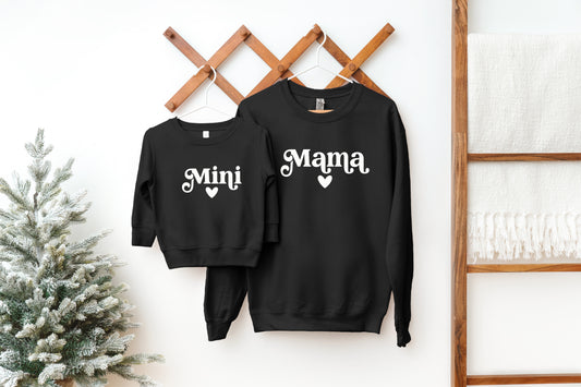 Mama and Mini Sweatshirt, Mothers Day Crewneck Sweatshirt, Mom and Me Sweatshirt, Gift for Mama ,Best Mom Mother's Day Gift