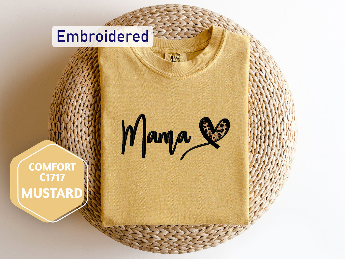 a t - shirt with the word mama written on it