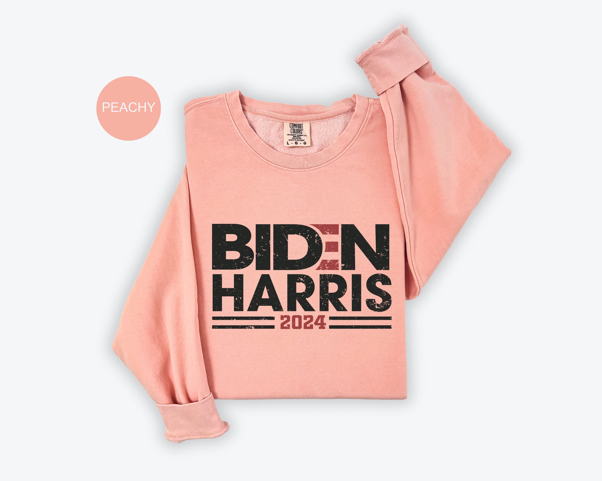 a pink shirt with the words bidn harris on it