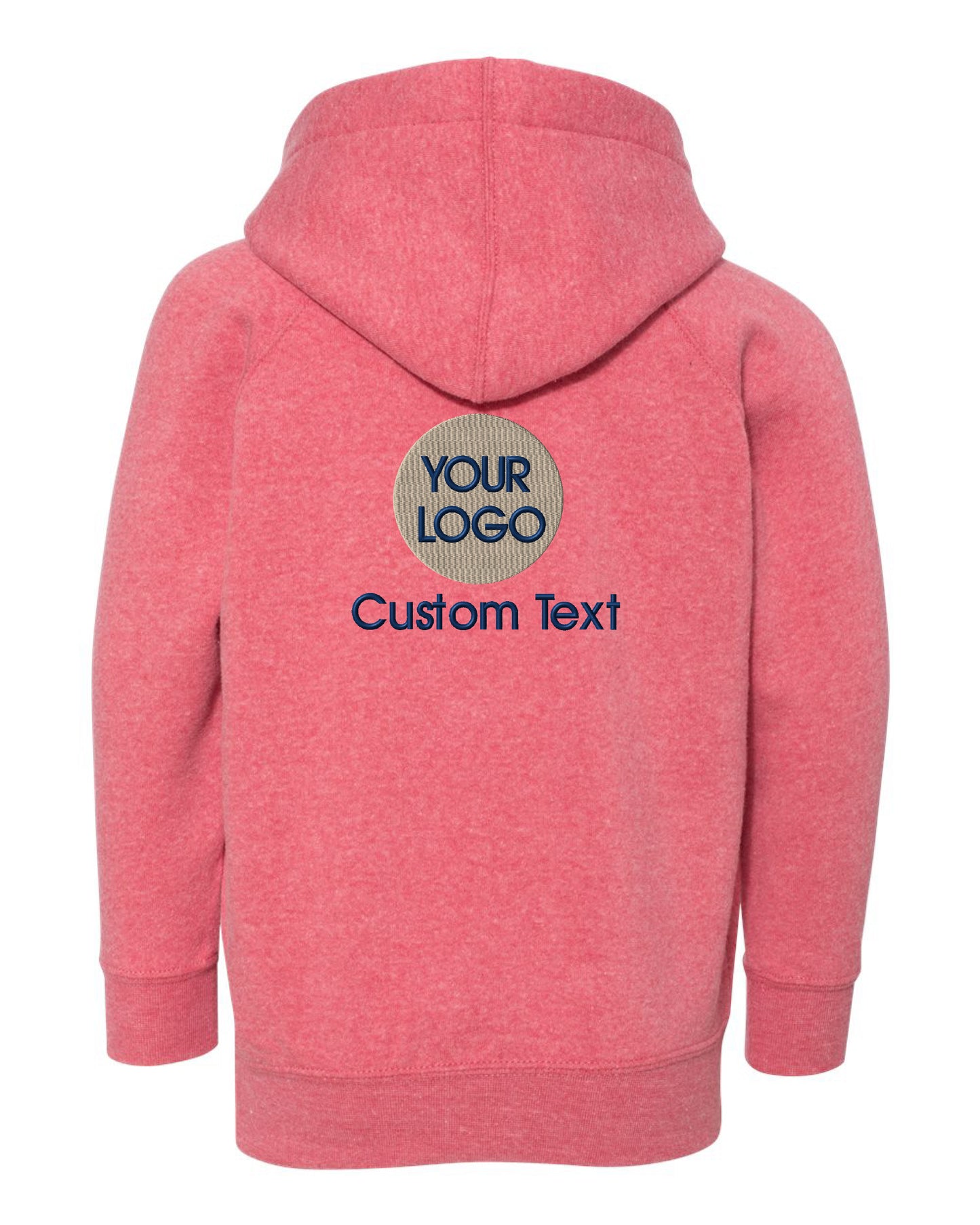 a child's hoodie with the words custom text on it