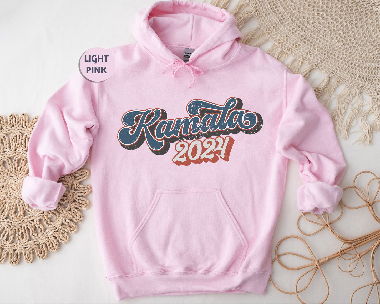 a pink hoodie with the words kandals on it