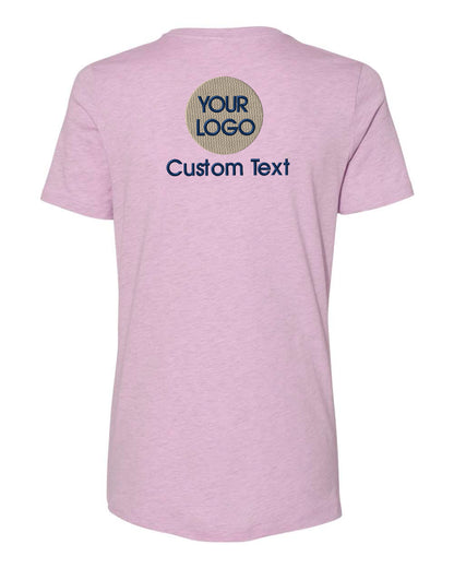 a pink t - shirt with the words your logo on it