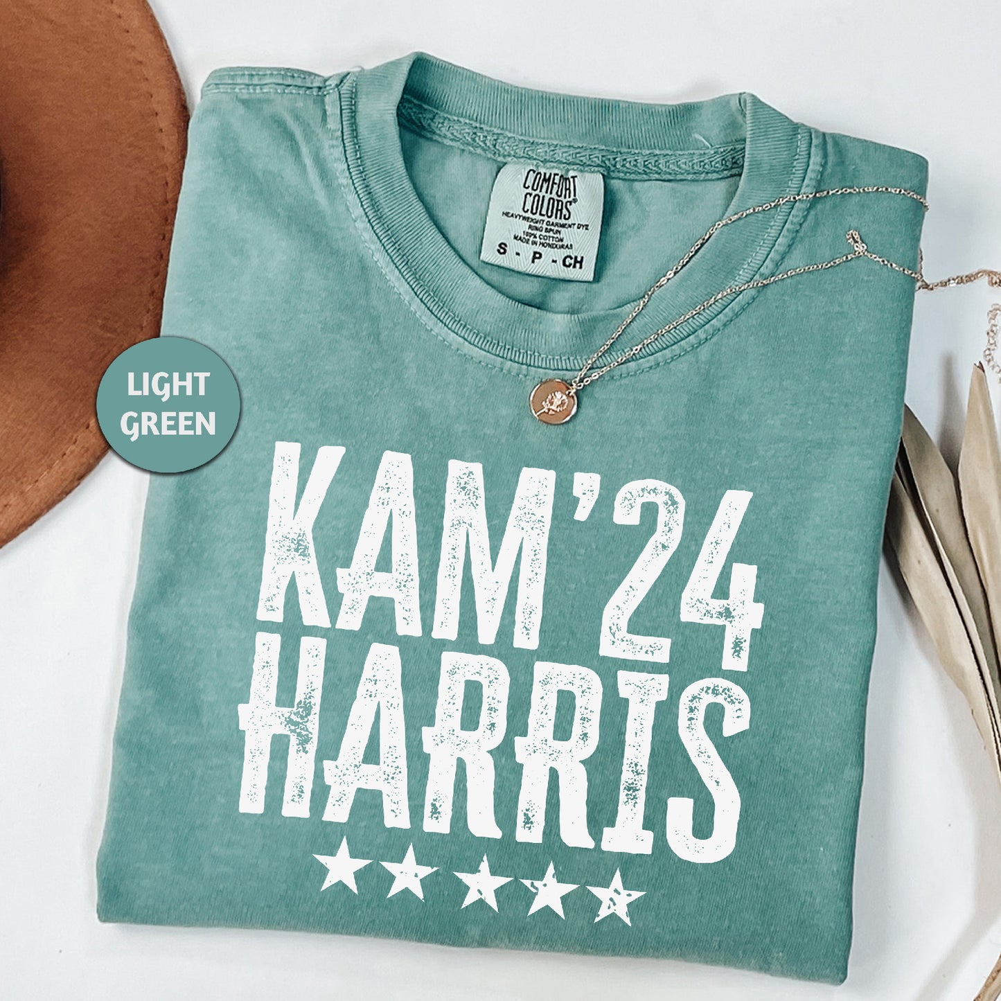 a t - shirt that says kann'24 harris on it