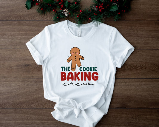 The Cookie Baking Crew Family Christmas Shirts Matching Set
