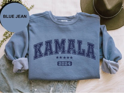 a blue sweatshirt with the name of the team on it