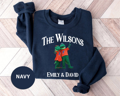 a navy sweatshirt with a picture of a baseball player on it