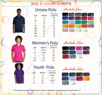 Jerzees Polo Shirt for Women - "Nana" Embroidery with Heart - Perfect Gift for Grandmothers