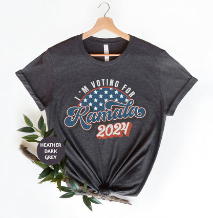 a t - shirt with the words i am voting for kansas on it