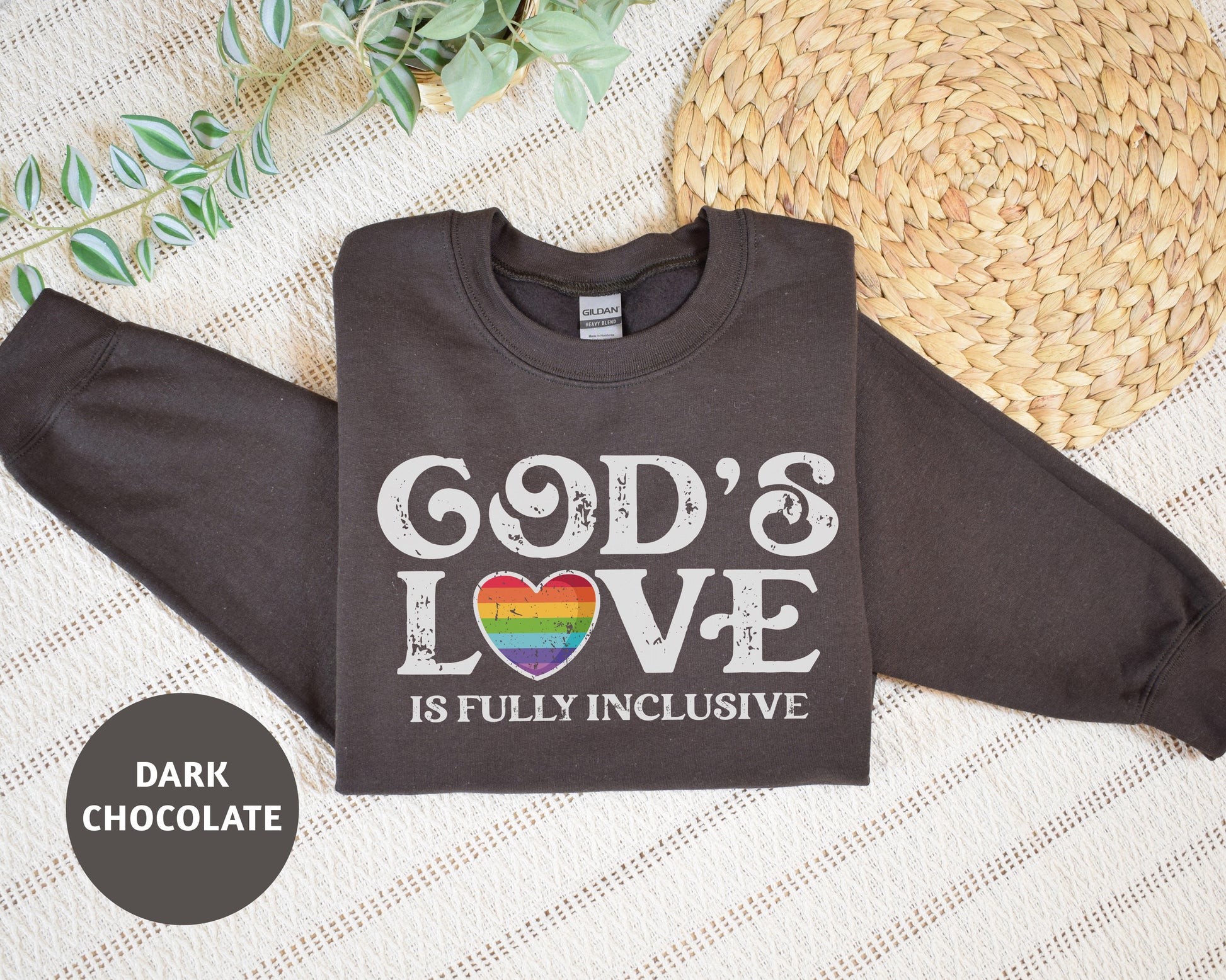 a shirt that says god's love is fully inclusive